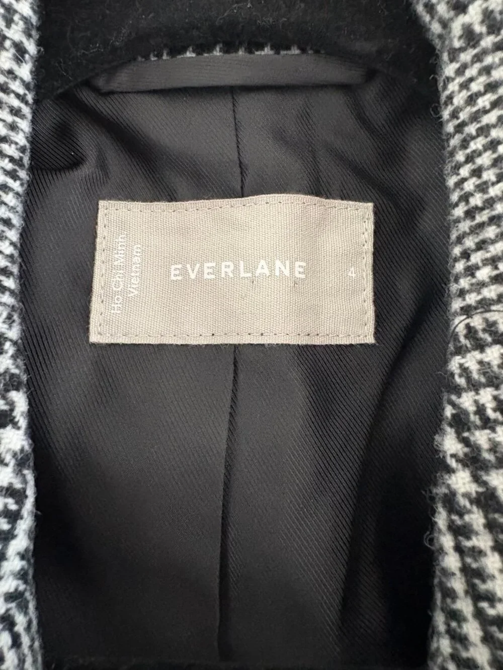 Everlane Plaid Wool Blazer